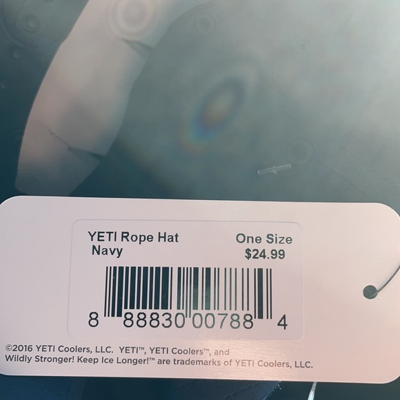 YETI ROPE HAT NAVY BLUE BRAND NEW - Picture 3 of 4